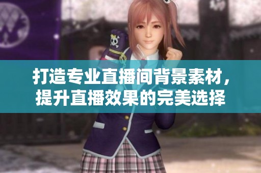 打造专业直播间背景素材，提升直播效果的完美选择