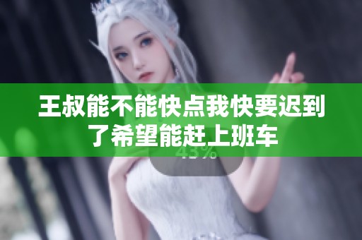 王叔能不能快点我快要迟到了希望能赶上班车