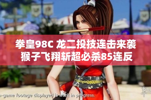 拳皇98C 龙二投技连击来袭 猴子飞翔斩超必杀85连反击精彩展现
