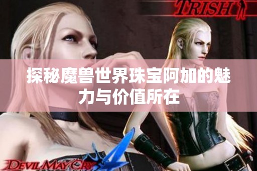 探秘魔兽世界珠宝阿加的魅力与价值所在