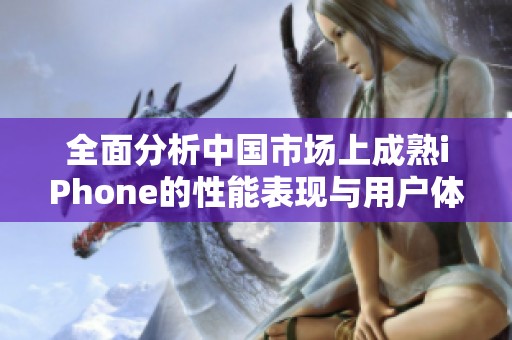 全面分析中国市场上成熟iPhone的性能表现与用户体验