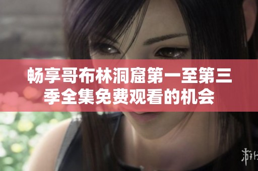 畅享哥布林洞窟第一至第三季全集免费观看的机会