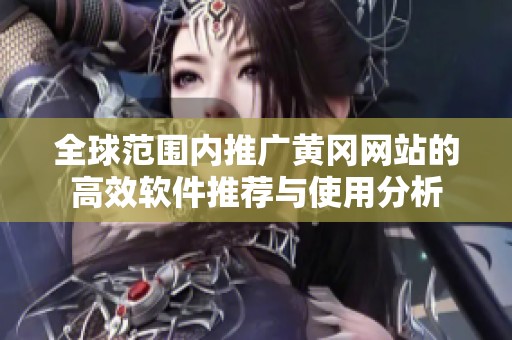 全球范围内推广黄冈网站的高效软件推荐与使用分析