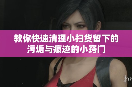 教你快速清理小扫货留下的污垢与痕迹的小窍门