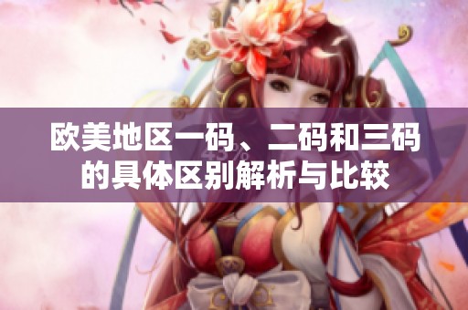 欧美地区一码、二码和三码的具体区别解析与比较