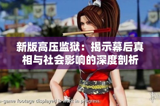 新版高压监狱：揭示幕后真相与社会影响的深度剖析