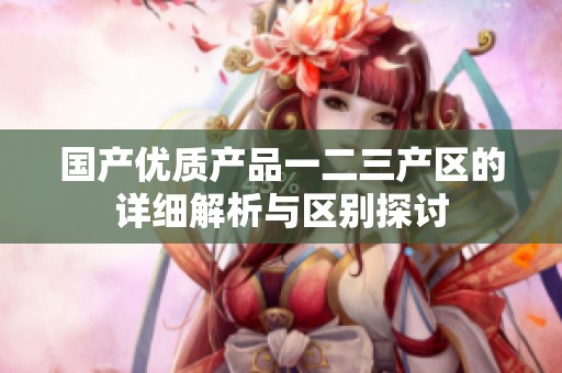 国产优质产品一二三产区的详细解析与区别探讨
