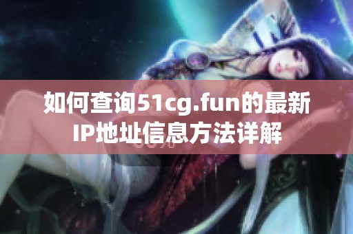 如何查询51cg.fun的最新IP地址信息方法详解