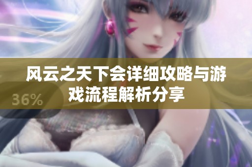 风云之天下会详细攻略与游戏流程解析分享