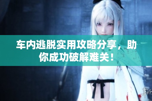 车内逃脱实用攻略分享，助你成功破解难关！