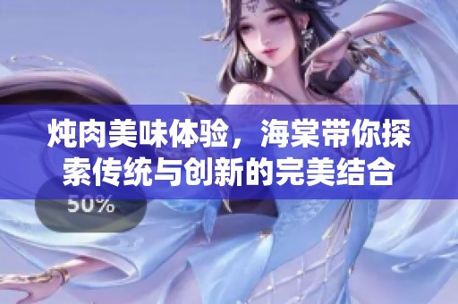 炖肉美味体验，海棠带你探索传统与创新的完美结合