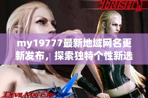 my19777最新地域网名更新发布，探索独特个性新选择