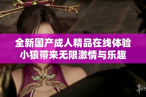 全新国产成人精品在线体验小狼带来无限激情与乐趣