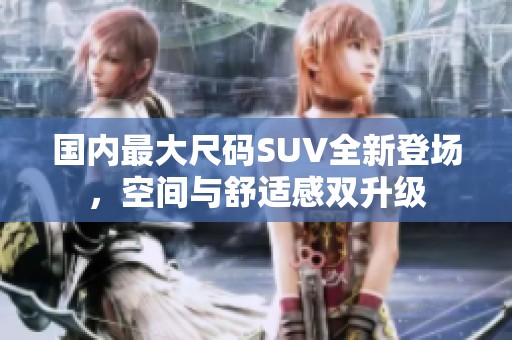 国内最大尺码SUV全新登场，空间与舒适感双升级