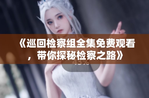《巡回检察组全集免费观看，带你探秘检察之路》