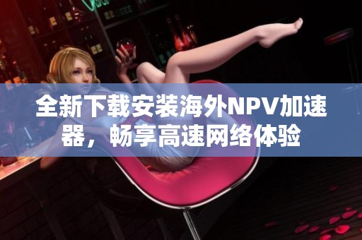 全新下载安装海外NPV加速器，畅享高速网络体验