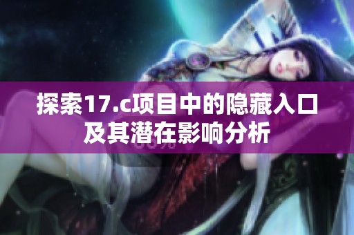 探索17.c项目中的隐藏入口及其潜在影响分析