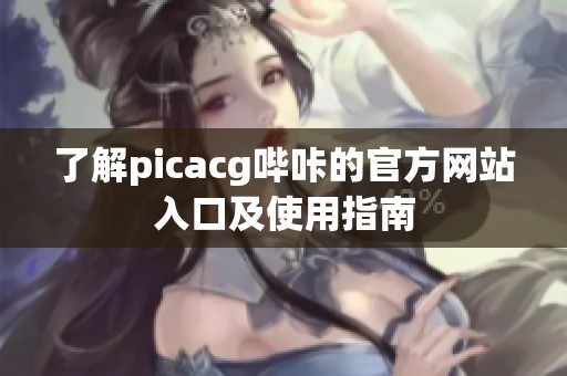 了解picacg哔咔的官方网站入口及使用指南