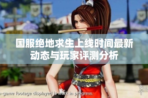 国服绝地求生上线时间最新动态与玩家评测分析