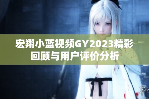 宏翔小蓝视频GY2023精彩回顾与用户评价分析