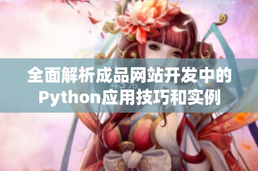 全面解析成品网站开发中的Python应用技巧和实例