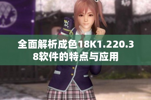 全面解析成色18K1.220.38软件的特点与应用