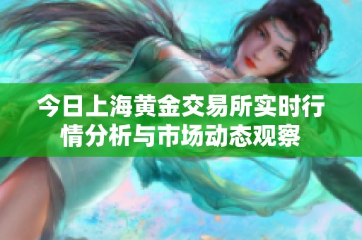 今日上海黄金交易所实时行情分析与市场动态观察