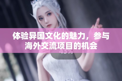 体验异国文化的魅力，参与海外交流项目的机会