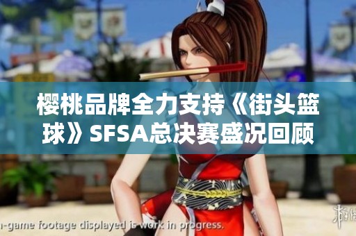 樱桃品牌全力支持《街头篮球》SFSA总决赛盛况回顾