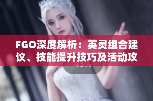 FGO深度解析：英灵组合建议、技能提升技巧及活动攻略总结