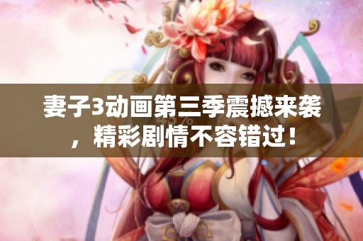 妻子3动画第三季震撼来袭，精彩剧情不容错过！