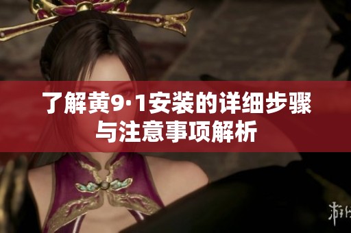 了解黄9·1安装的详细步骤与注意事项解析