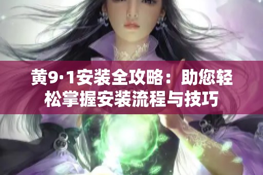 黄9·1安装全攻略：助您轻松掌握安装流程与技巧