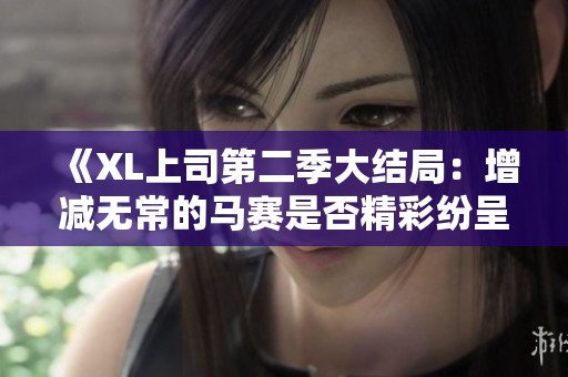 《XL上司第二季大结局：增减无常的马赛是否精彩纷呈》