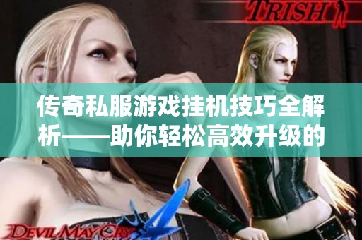 传奇私服游戏挂机技巧全解析——助你轻松高效升级的秘密武器