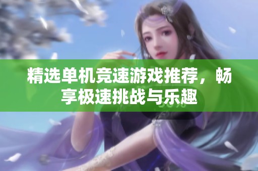 精选单机竞速游戏推荐，畅享极速挑战与乐趣