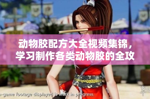 动物胶配方大全视频集锦，学习制作各类动物胶的全攻略