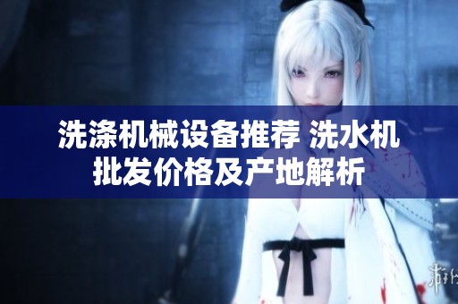 洗涤机械设备推荐 洗水机批发价格及产地解析