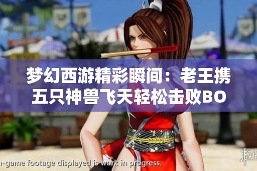 梦幻西游精彩瞬间：老王携五只神兽飞天轻松击败BOSS