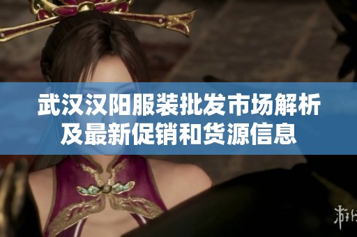 武汉汉阳服装批发市场解析及最新促销和货源信息