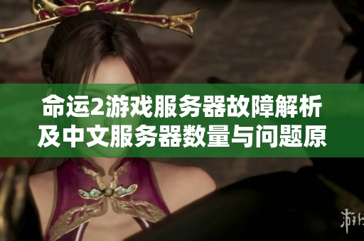 命运2游戏服务器故障解析及中文服务器数量与问题原因探讨