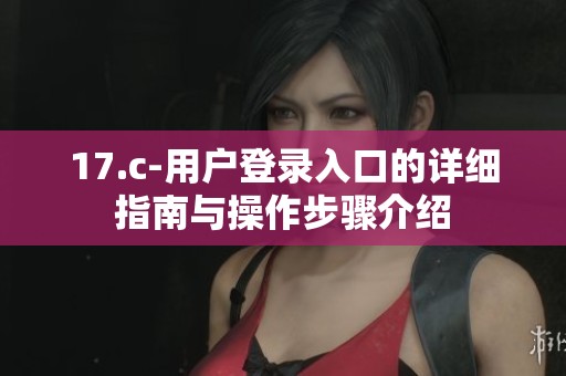 17.c-用户登录入口的详细指南与操作步骤介绍