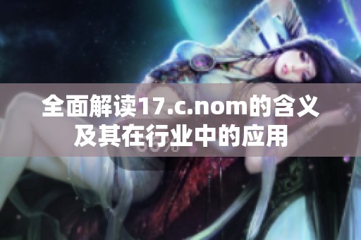 全面解读17.c.nom的含义及其在行业中的应用