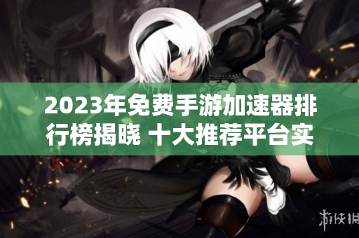 2023年免费手游加速器排行榜揭晓 十大推荐平台实用性分析与比较