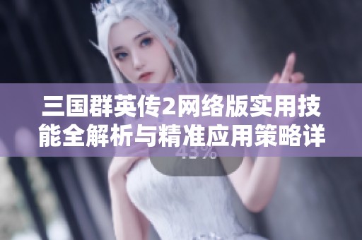 三国群英传2网络版实用技能全解析与精准应用策略详解攻略