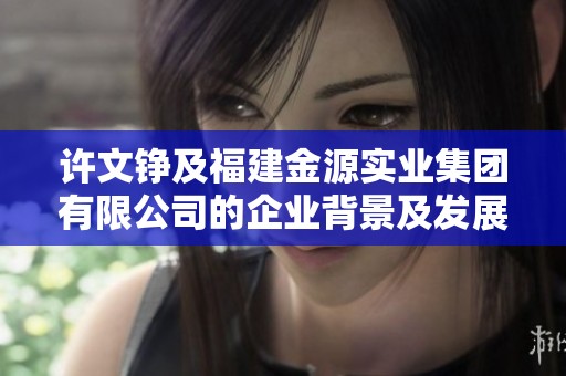 许文铮及福建金源实业集团有限公司的企业背景及发展动态分析