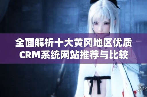 全面解析十大黄冈地区优质CRM系统网站推荐与比较
