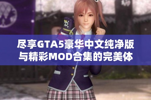 尽享GTA5豪华中文纯净版与精彩MOD合集的完美体验分享