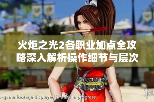 火炬之光2各职业加点全攻略深入解析操作细节与层次化分配方式