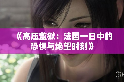 《高压监狱：法国一日中的恐惧与绝望时刻》